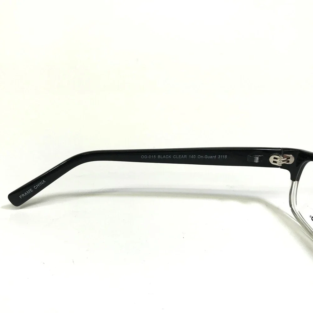 OnGuard Safety Goggles Eyeglasses Frames OG-015 BLACK CLEAR Z87-2+ 52-17-140